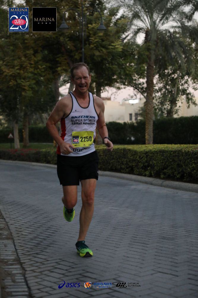 Alan closing out another race