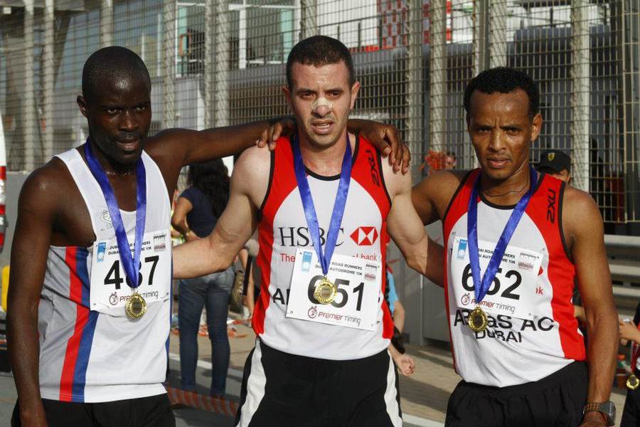 Podium finishers